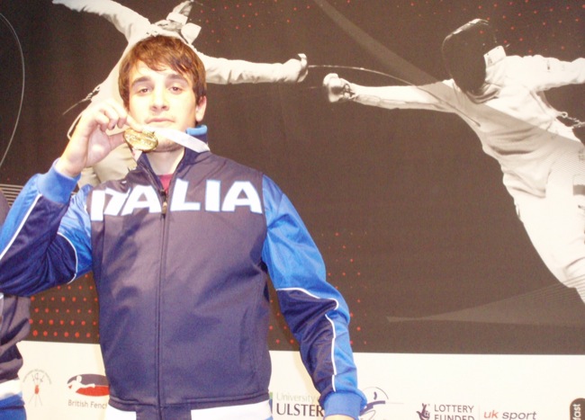 Alessandro Paroli oro a squadre a Belfast