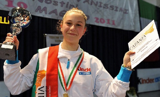Eleonora Dini campionessa italiana under 14 Eleonora Dini campionessa italiana under 14